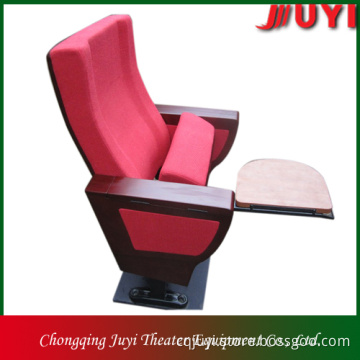 JY-997M factory price cheapest tablet high quality auditorium seats wood armrest indoor hall seat